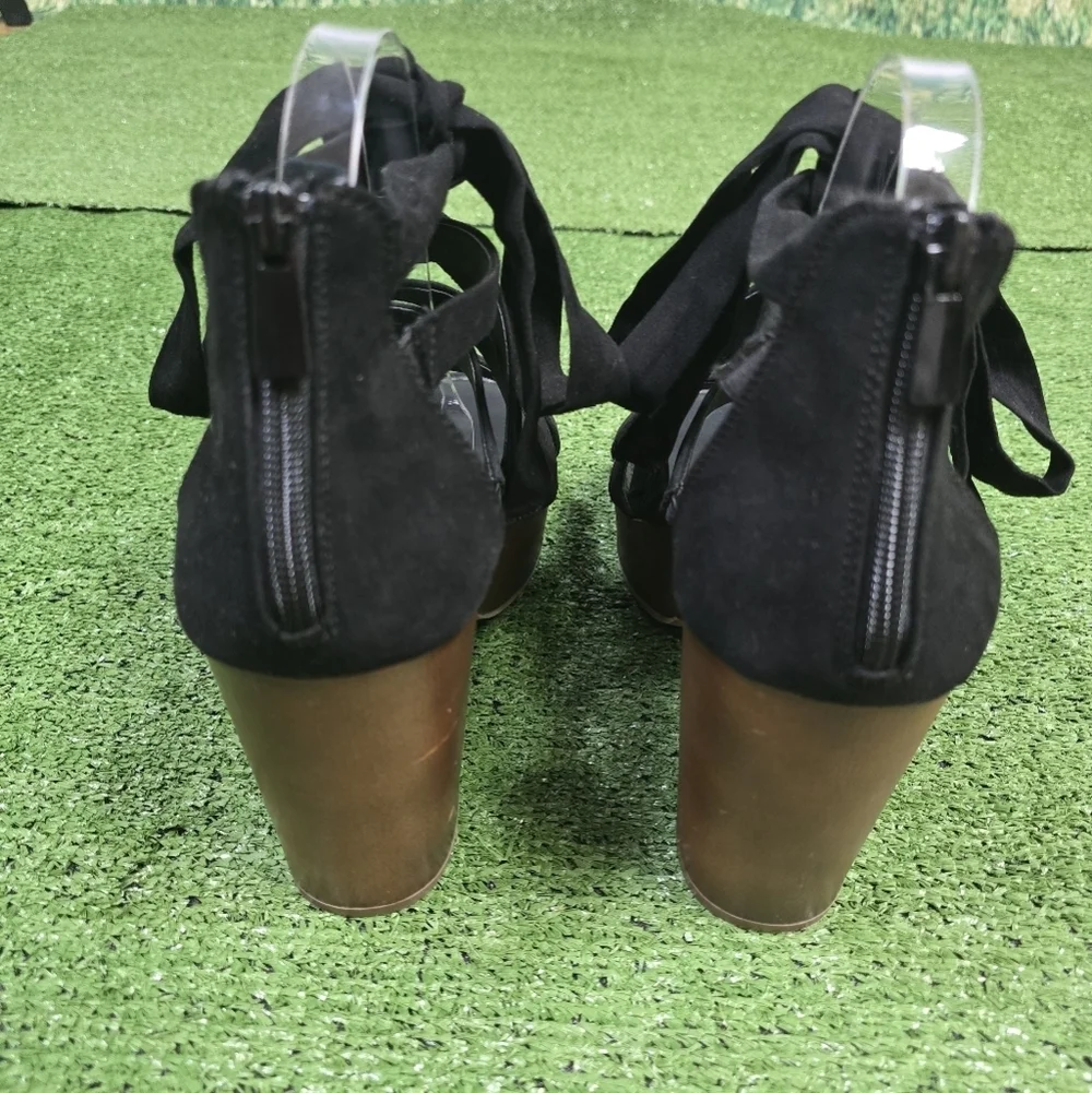 TORRID | ANKLE WRAP STRAPPY FAUX SUEDE EXTRA WIDE WIDTH PLATFORMS